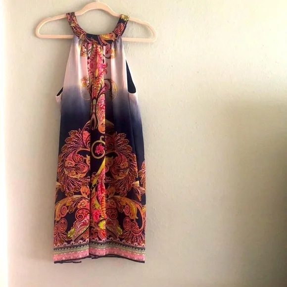 Crystal Doll Halter Style Ombré Dress - Picture 1 of 8